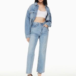 Aritzia ,Denim forum, the joni high rise loose 30L size 25